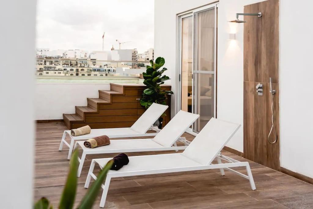 Luxurious & Stylish Penthouse With Private Pool Apartamento Msida Exterior foto